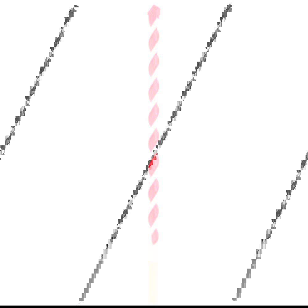 Rotary Drill/Hammer Drill Bits; Drill Bit Size (Inch): 1/2 ; Shank Type: Round with Flat ; Drill Bit Material: Carbide Tipped; High Speed Steel ; Shank Diameter (Inch): 3/8 ; Flute Length (Inch): 10 ; Flute Length (Decimal Inch): 10.0000